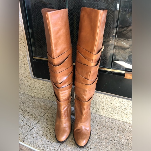 Michael Kors Tan Over the Knee Boots - Picture 2 of 7